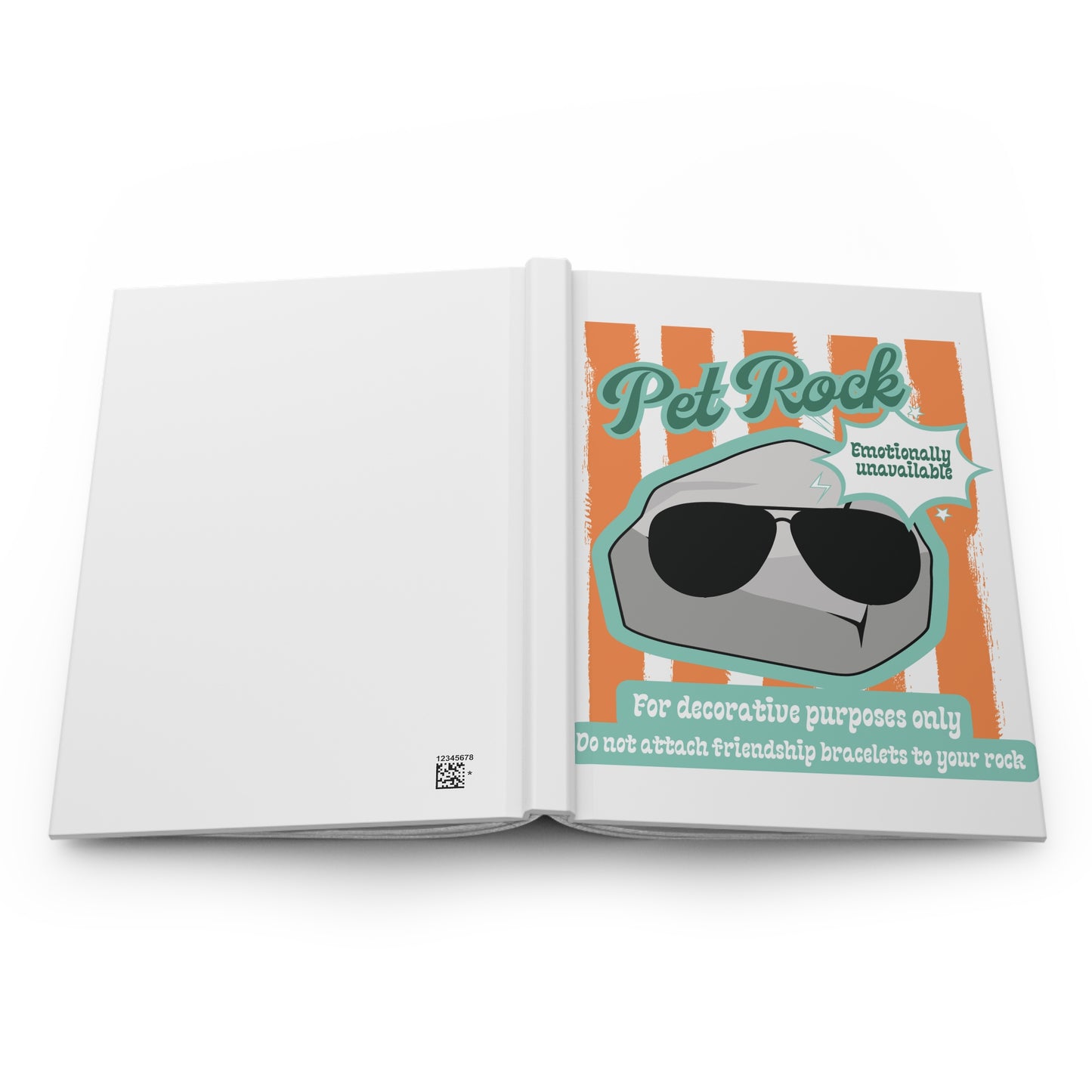 Pet Rock Hardcover Journal