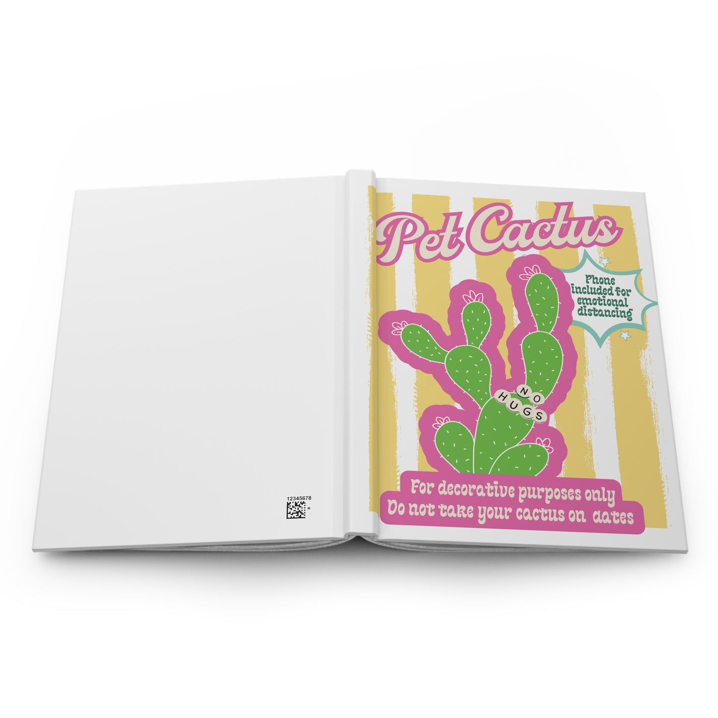 Pet Cactus Hardcover Journal