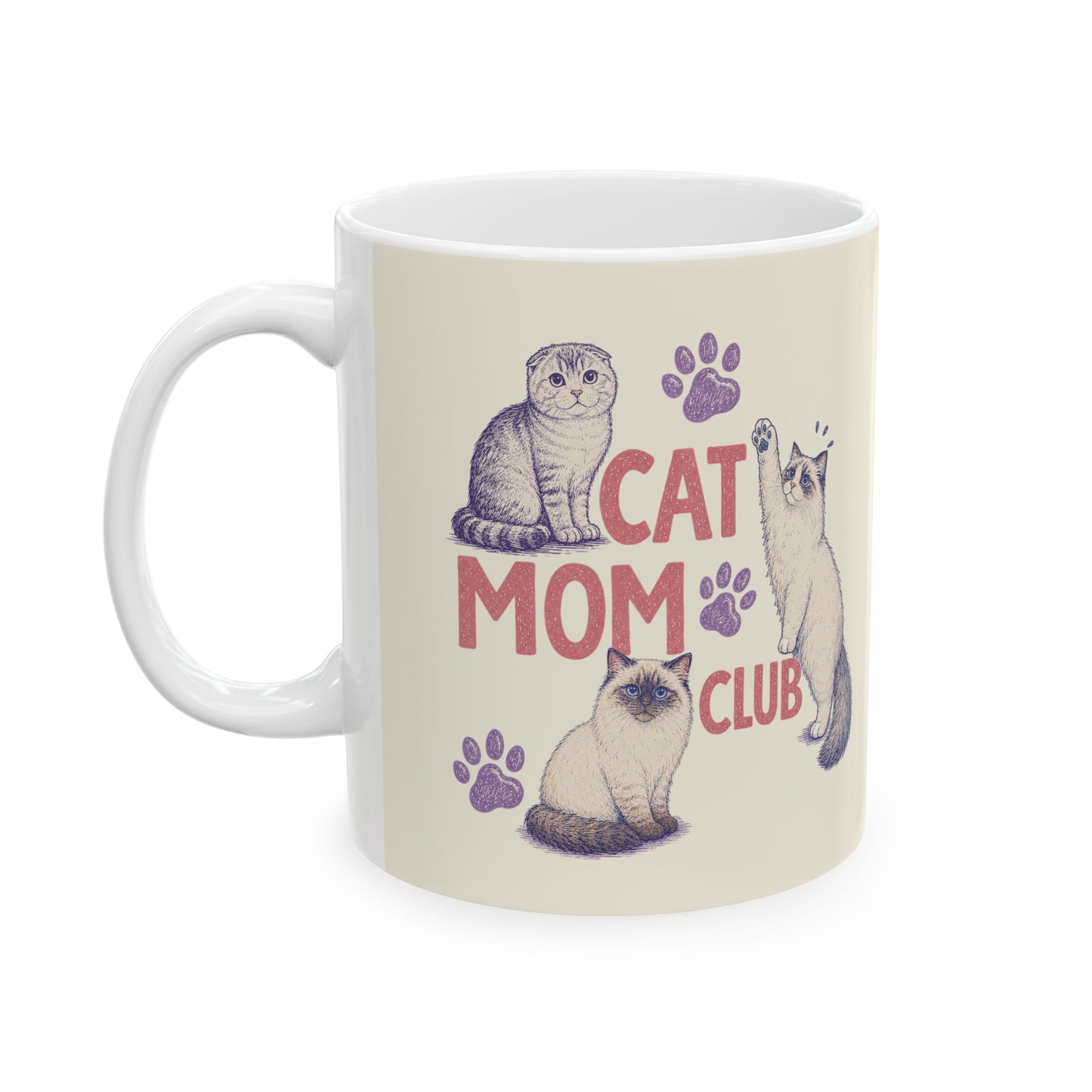 Cat Mom Club Mug