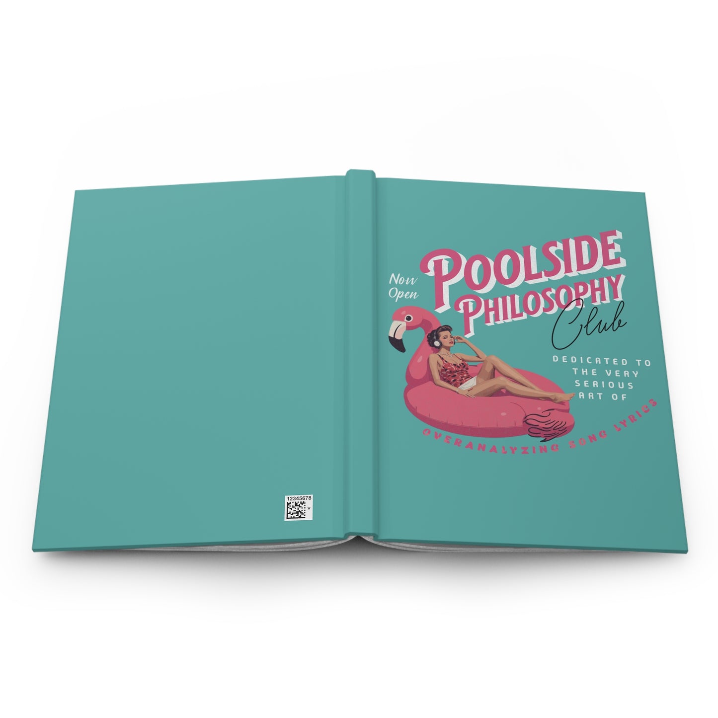 Poolside Philosophy Club Hardcover Journal