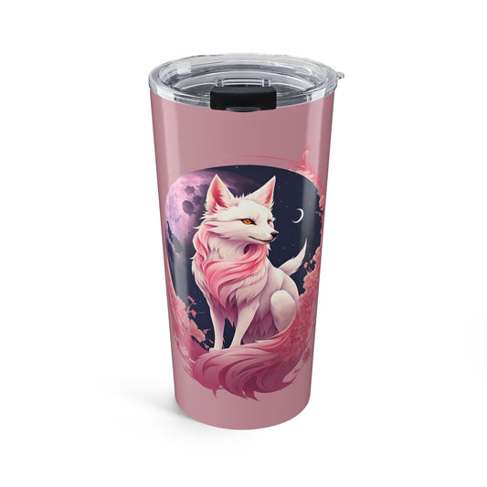 "Pink & White: Her Kingdom Her Colors" Tumbler