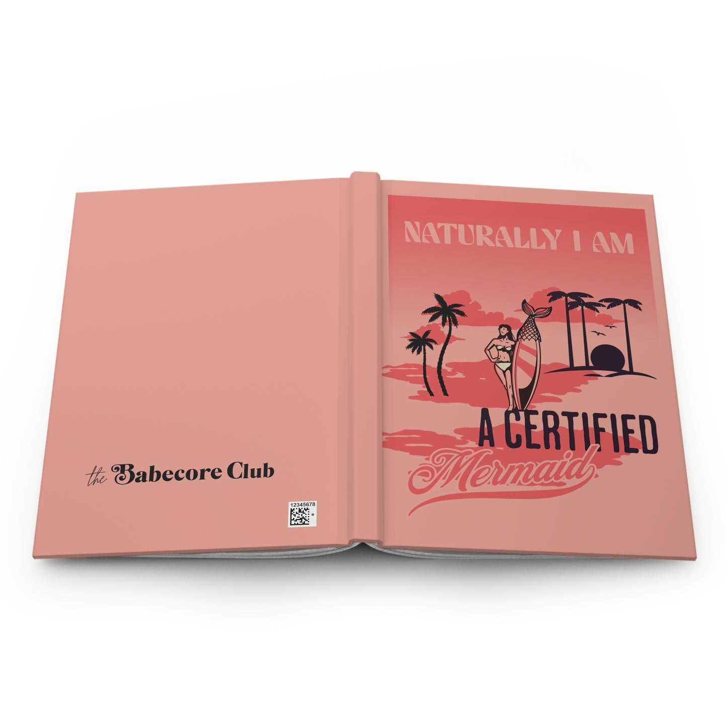 A Certified Mermaid Hardcover Journal