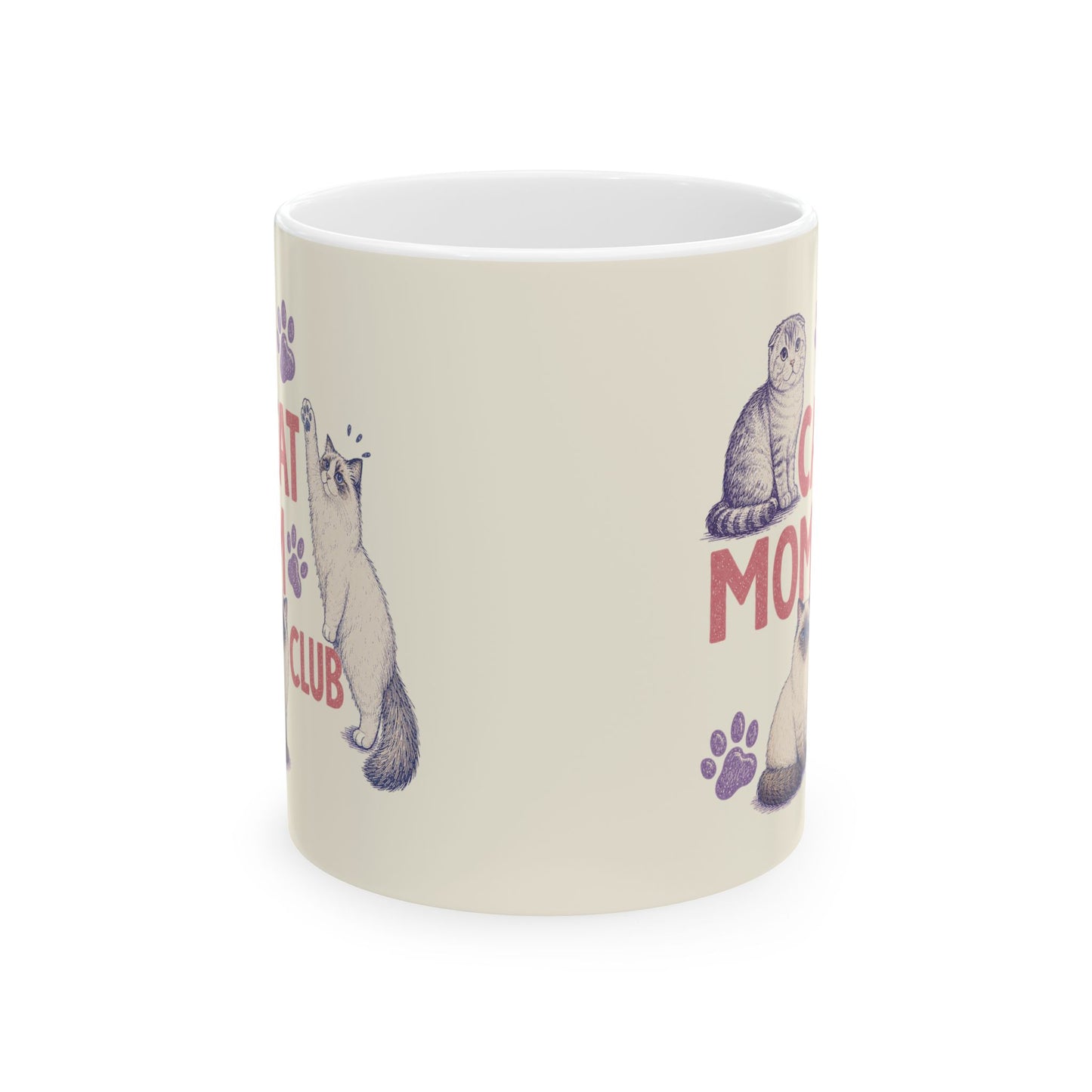 Cat Mom Club Mug