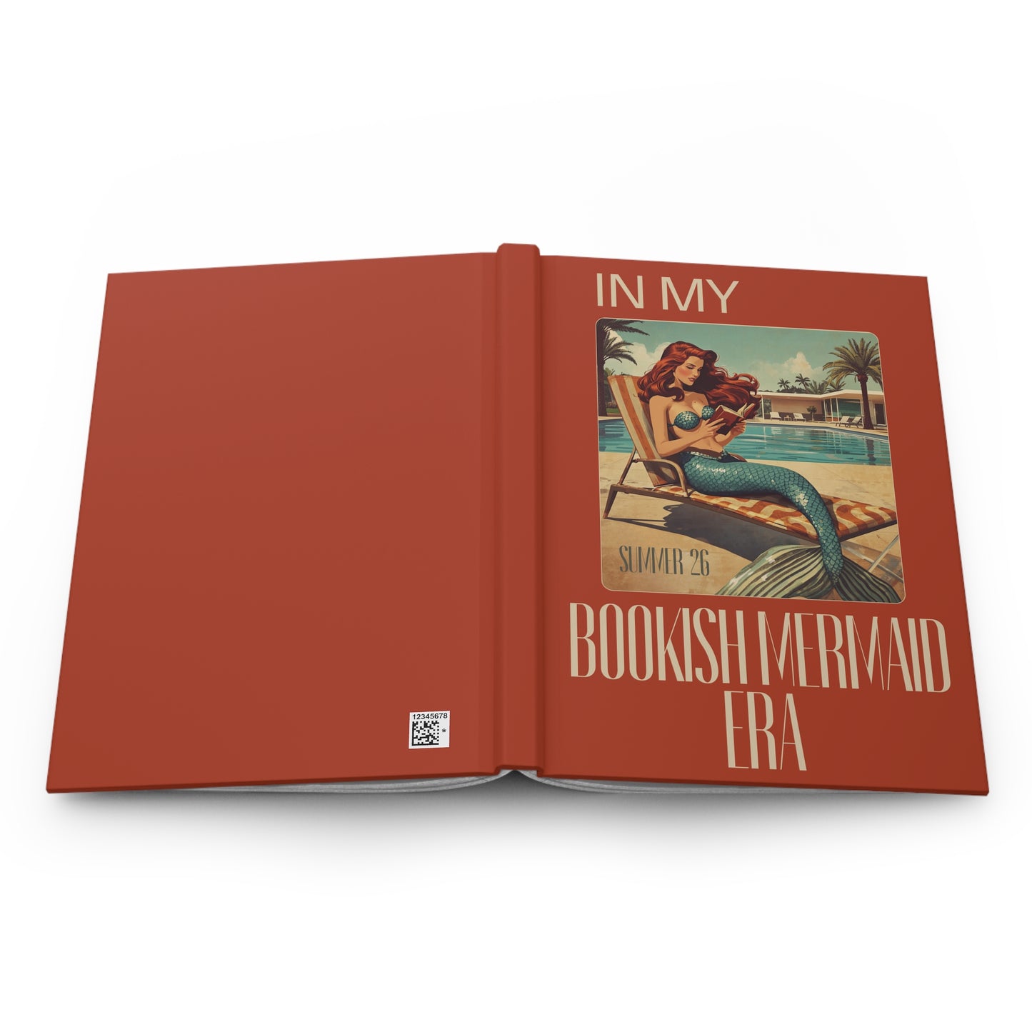 In My Bookish Mermaid Era Hardcover Journal