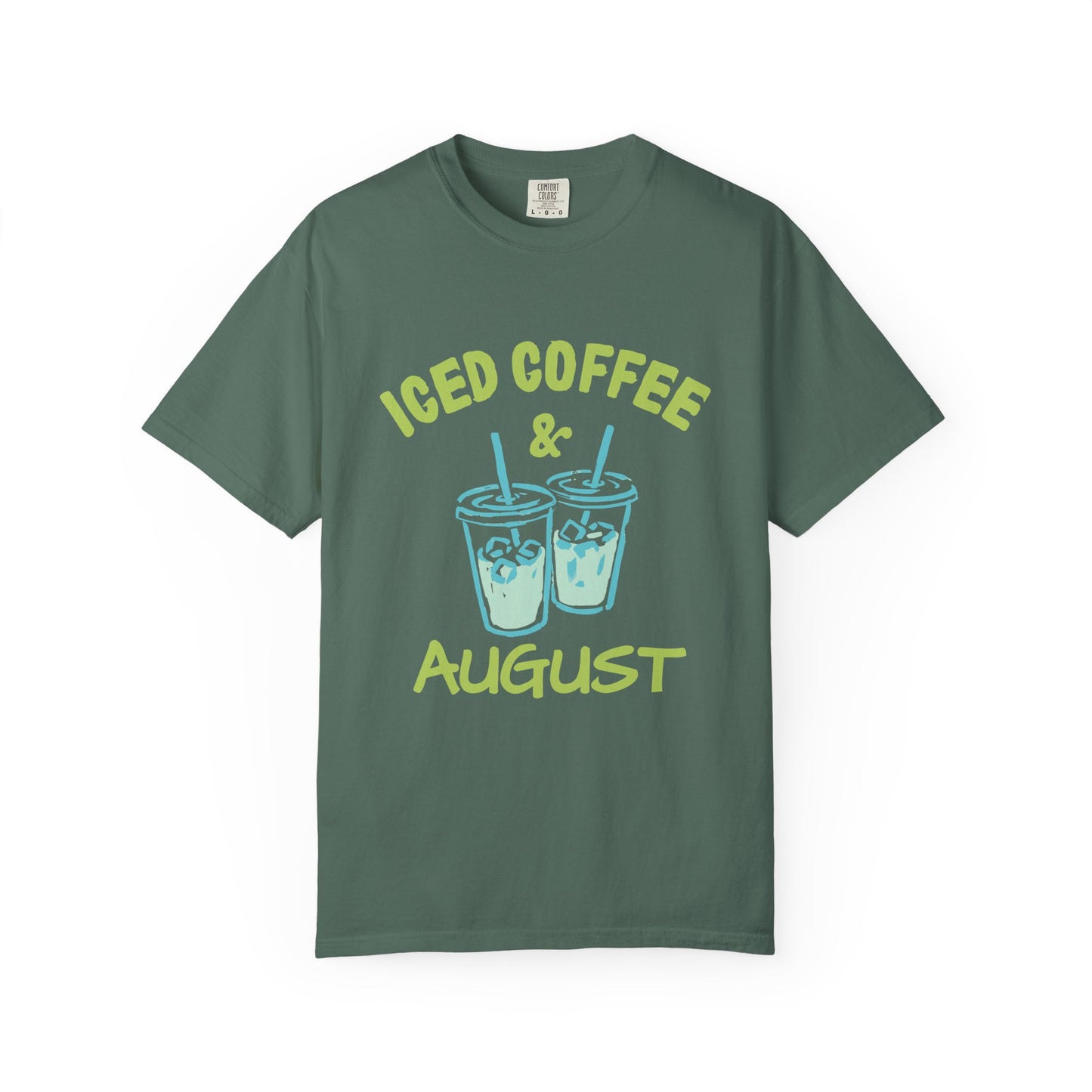 Iced Coffee and August T-shirt