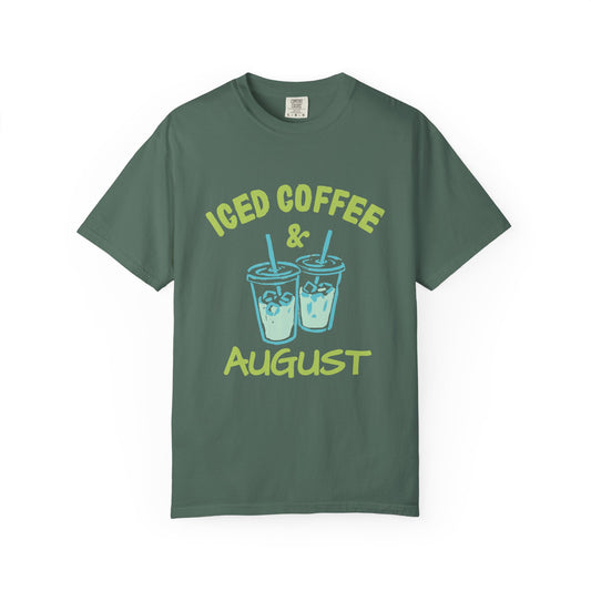 Iced Coffee and August T-shirt
