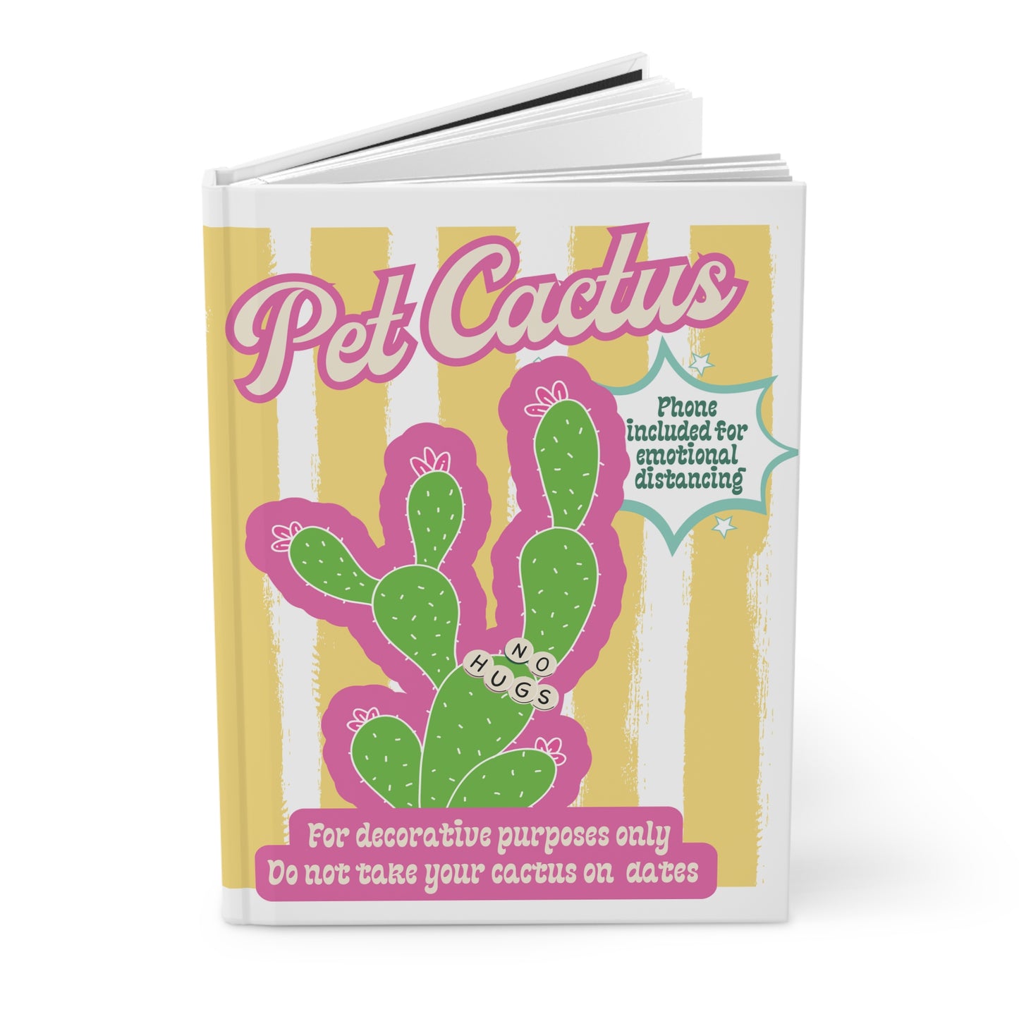 Pet Cactus Hardcover Journal
