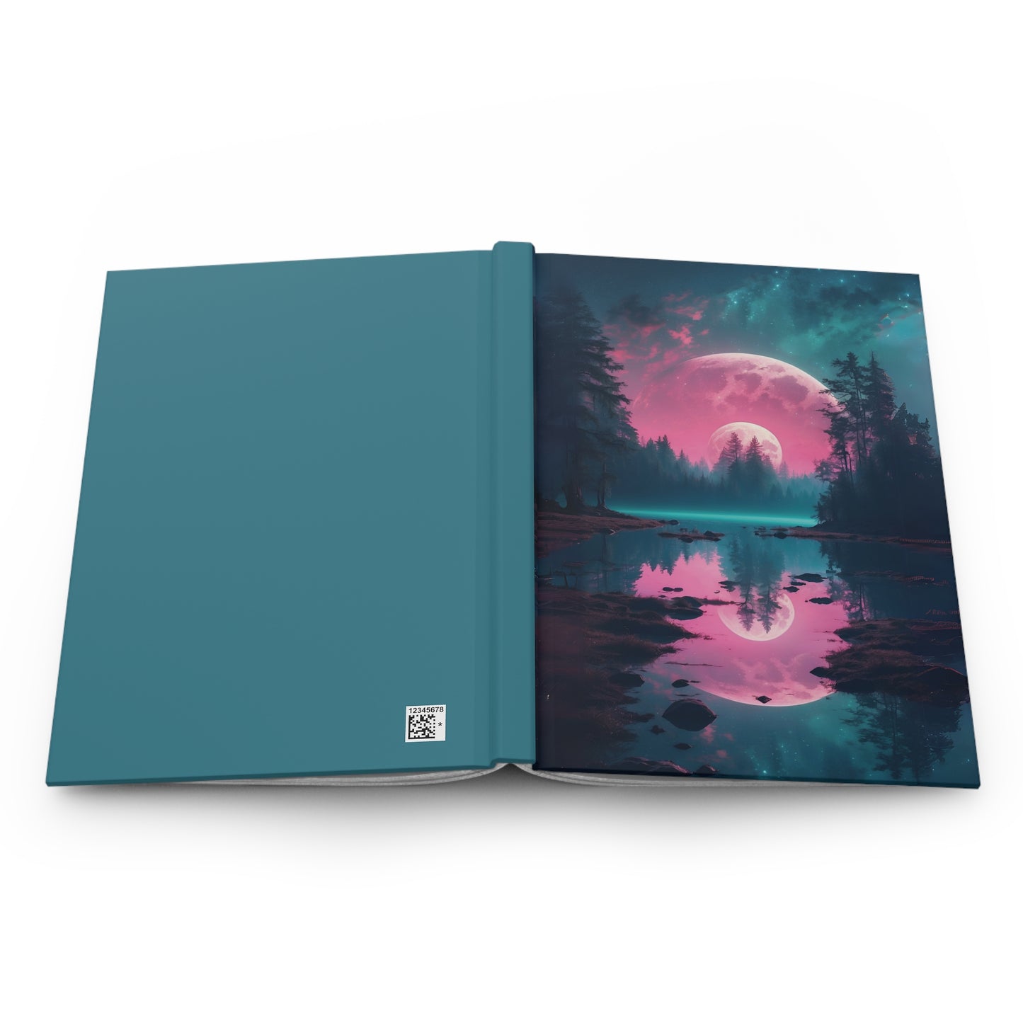 The Pink Moon Hardcover Journal