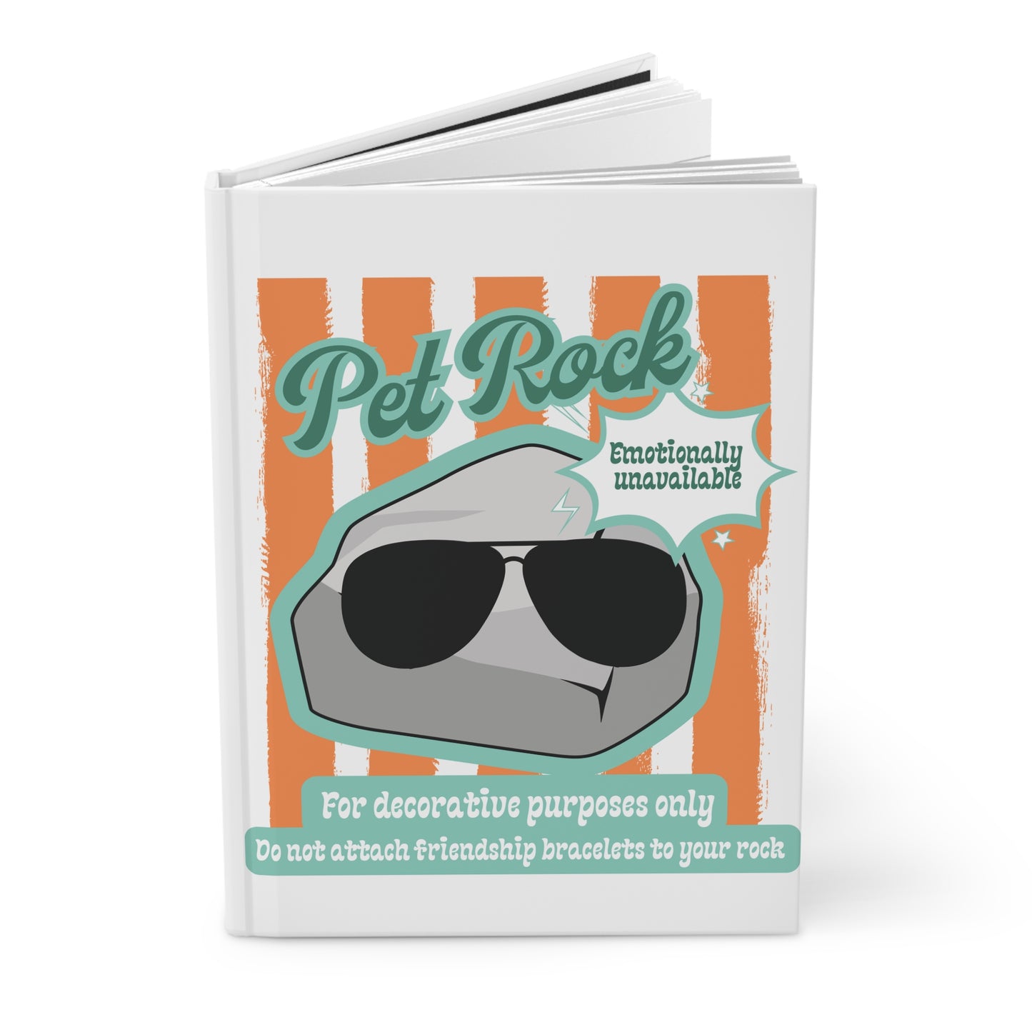 Pet Rock Hardcover Journal