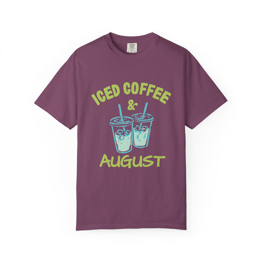 Iced Coffee and August T-shirt