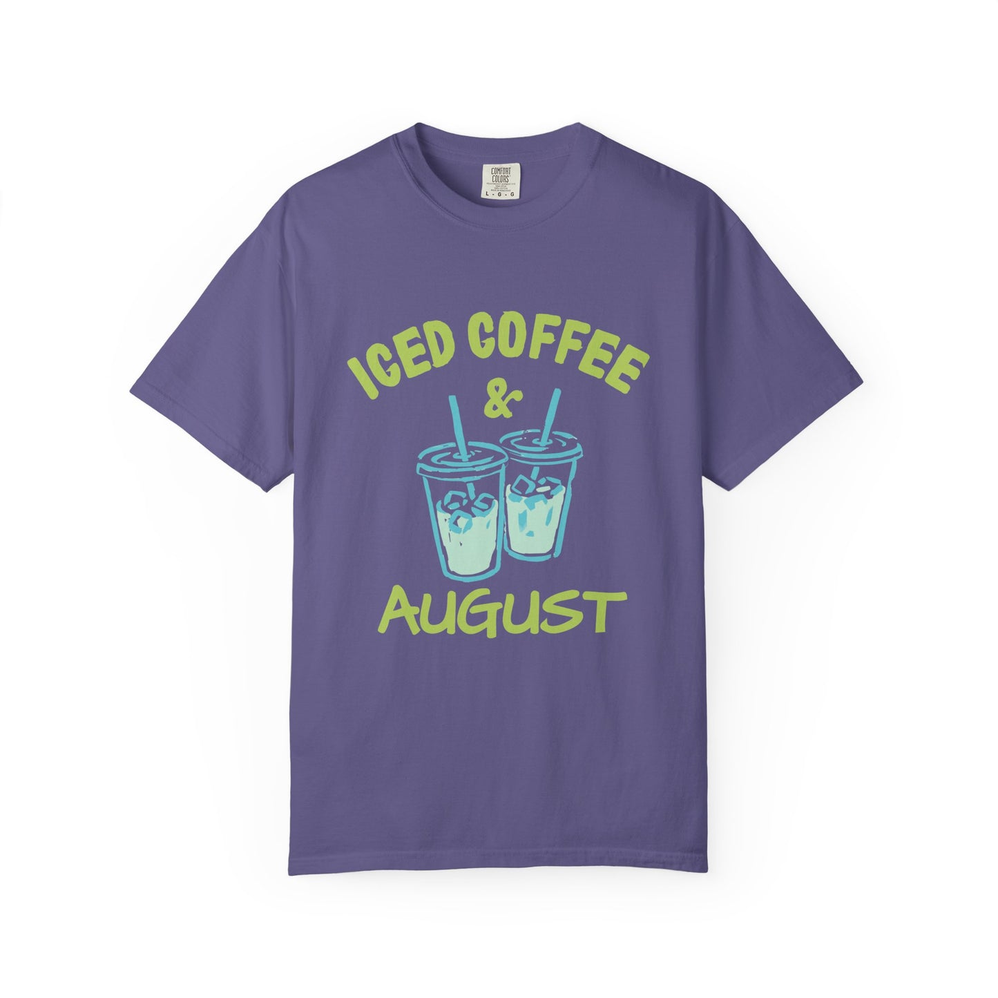 Iced Coffee and August T-shirt