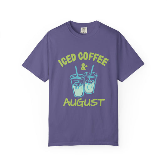 Iced Coffee and August T-shirt