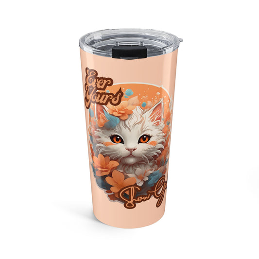 Showgirl Kitten Orange Era Tumbler