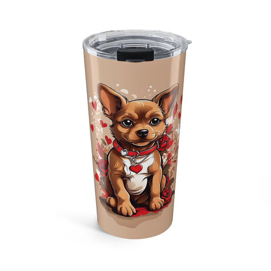 Hug Me Puppy Tumbler