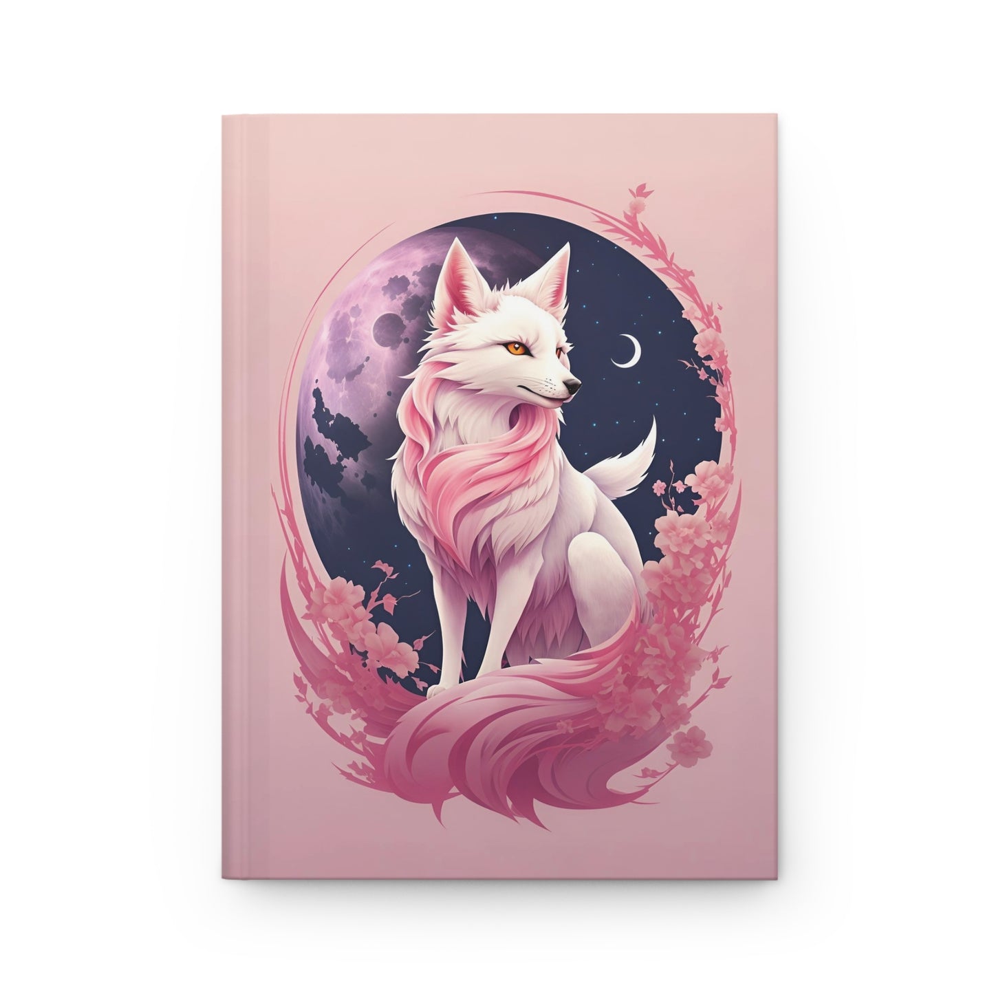 "Pink & White: Her Kingdom Her Colors" Hardcover Journal