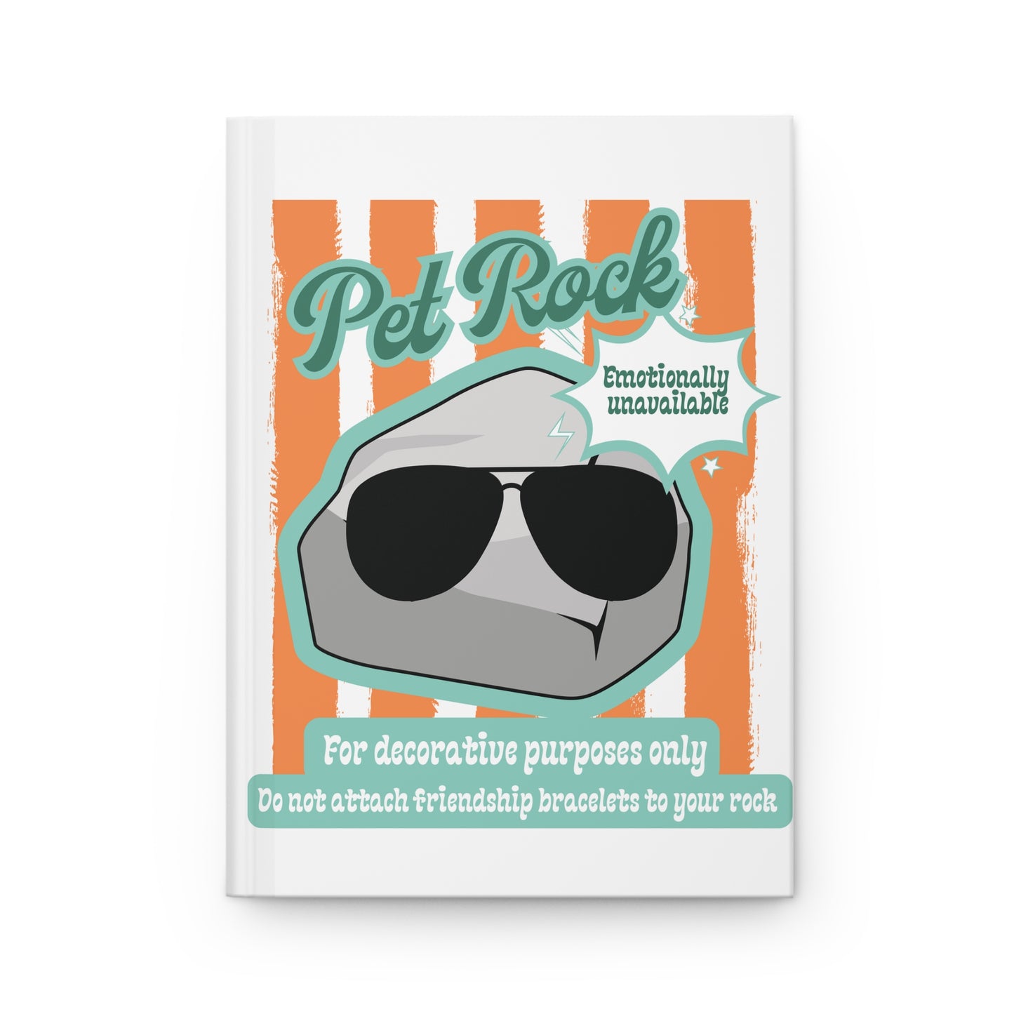 Pet Rock Hardcover Journal
