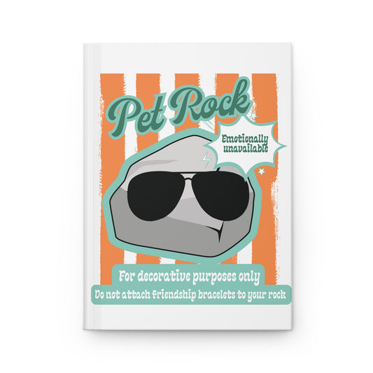 Pet Rock Hardcover Journal