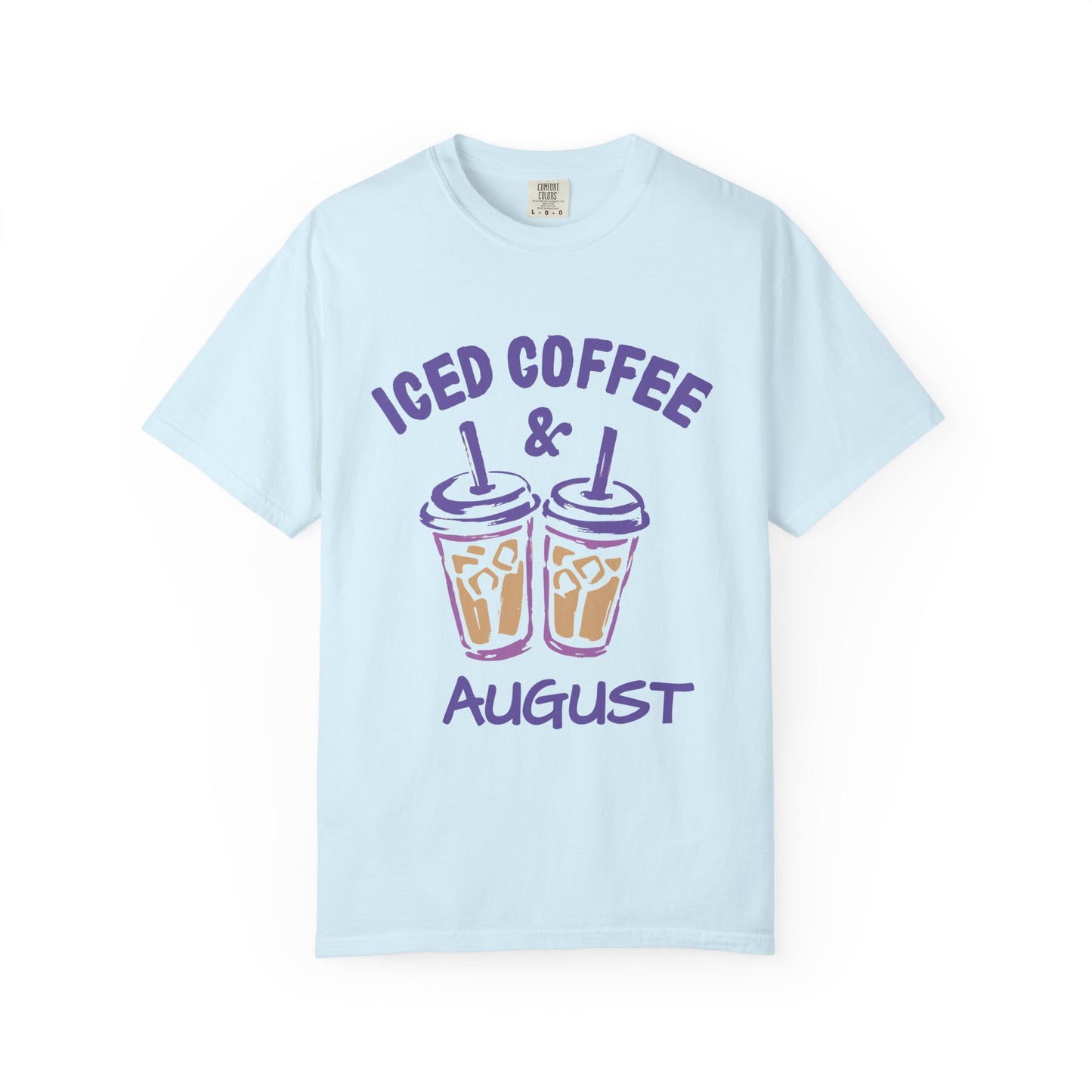 Iced Coffee and August T-shirt