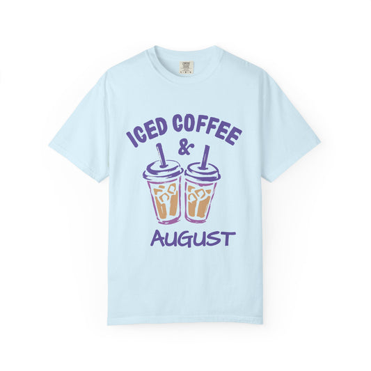 Iced Coffee and August T-shirt