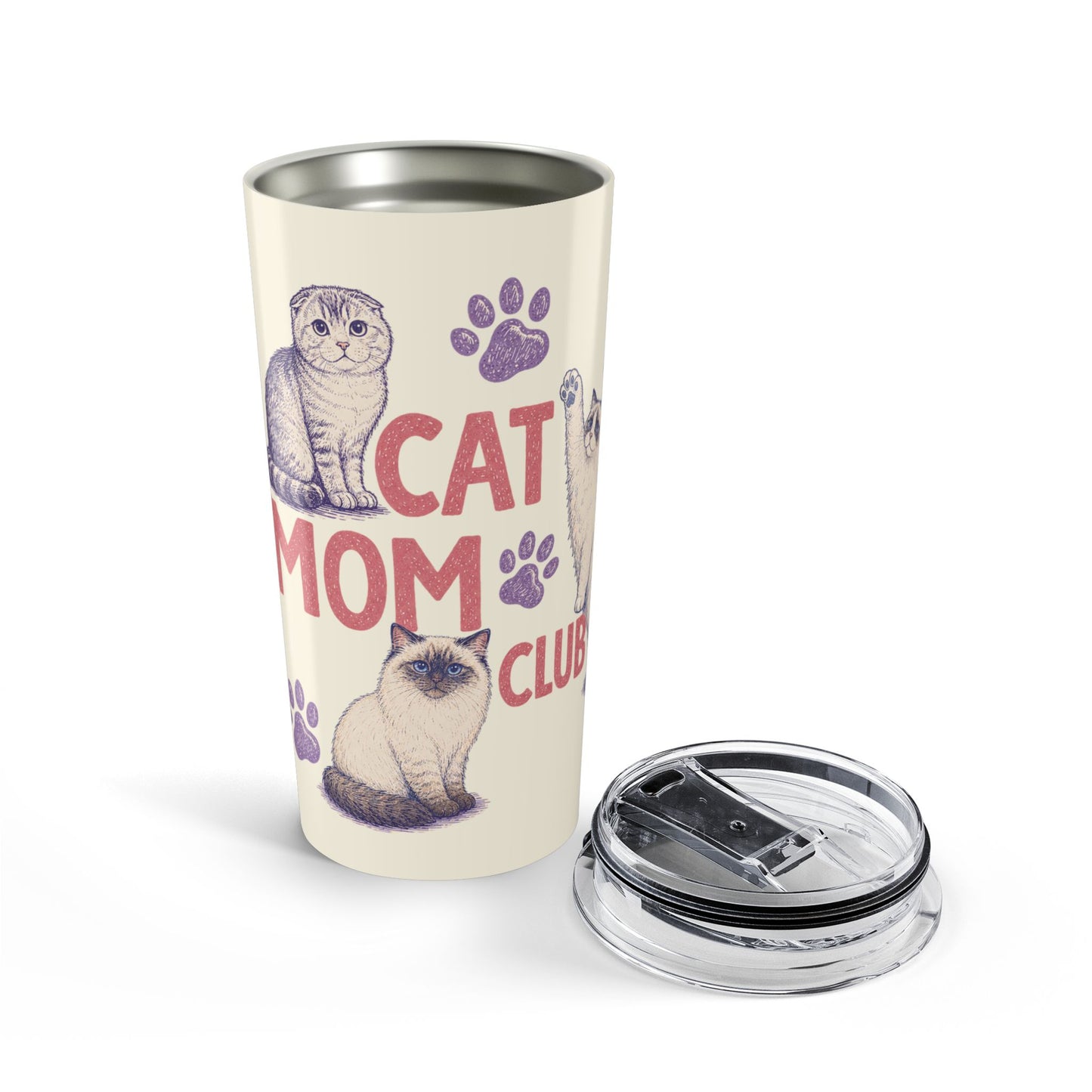Cat Mom Club Tumbler