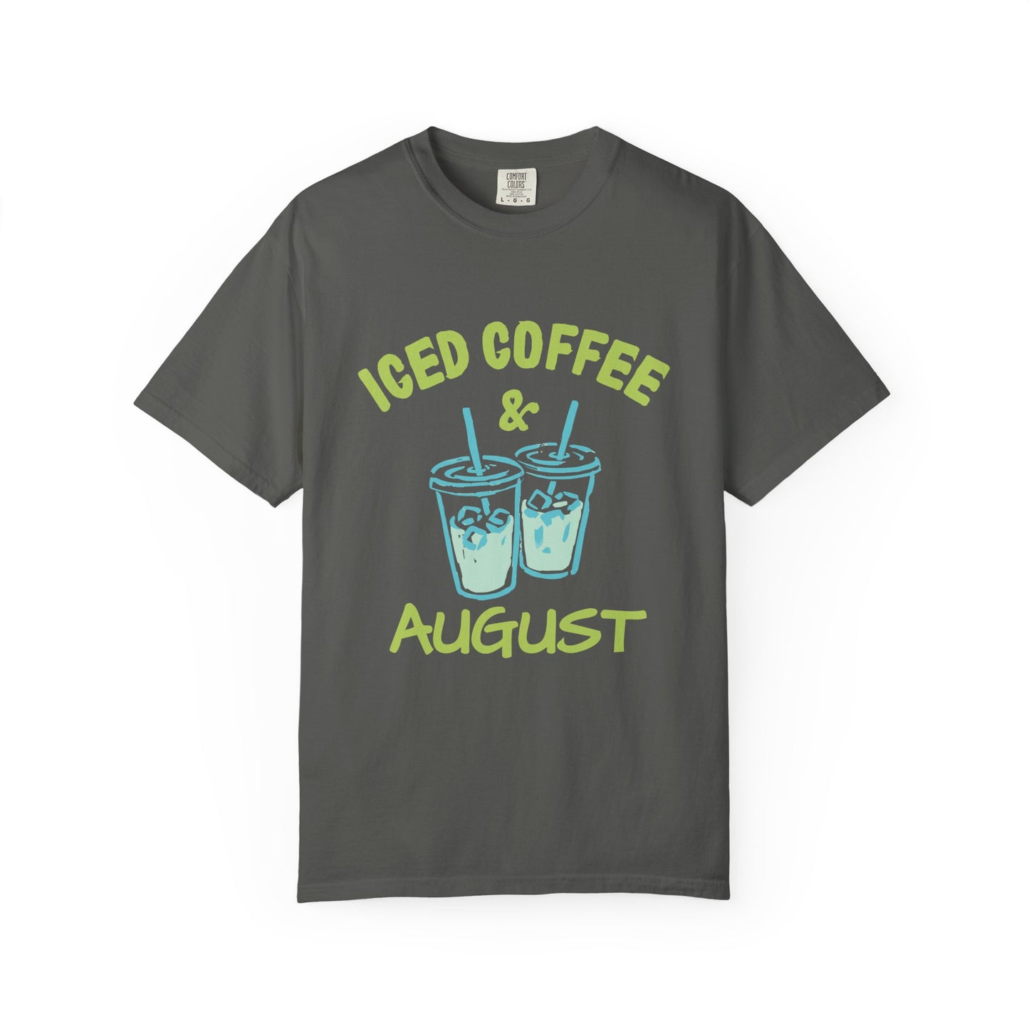 Iced Coffee and August T-shirt