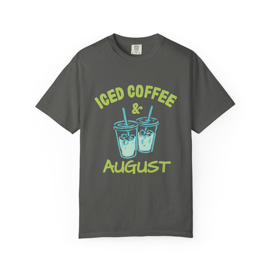 Iced Coffee and August T-shirt