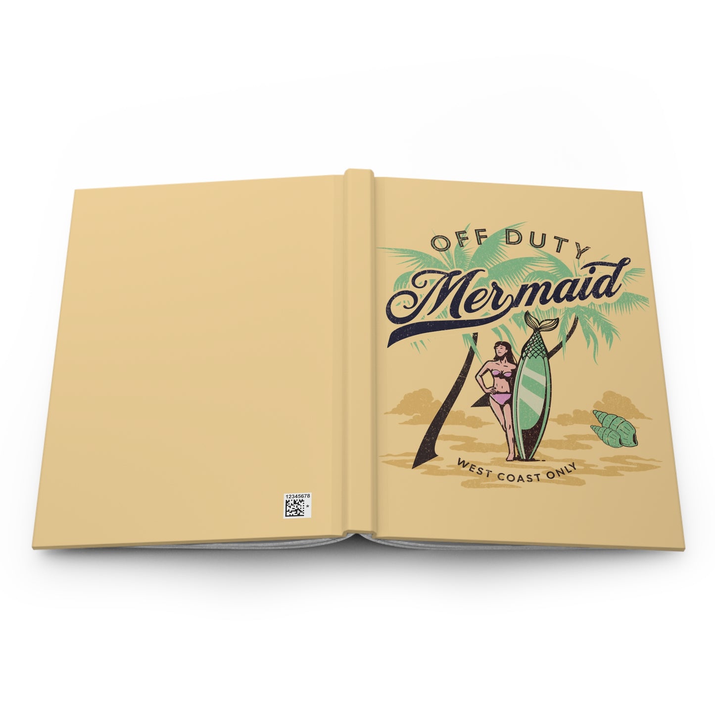 Off Duty Mermaid Hardcover Journal