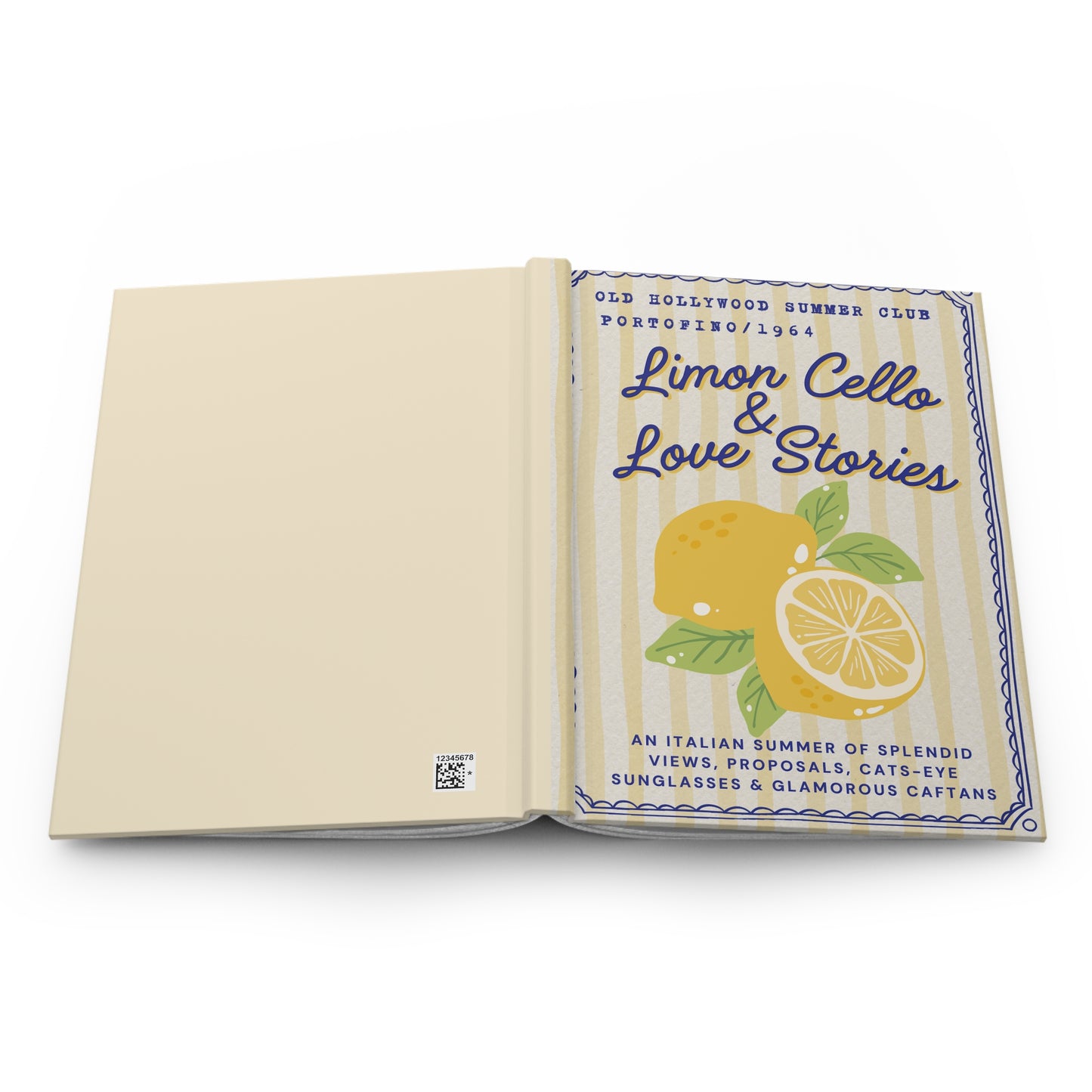 Limoncello & Love Stories Hardcover Journal