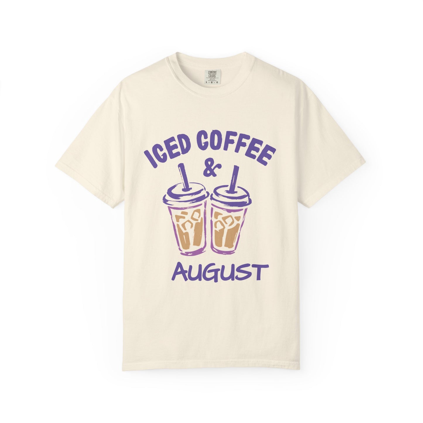 Iced Coffee and August T-shirt