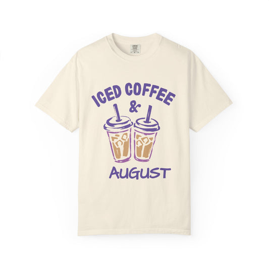 Iced Coffee and August T-shirt