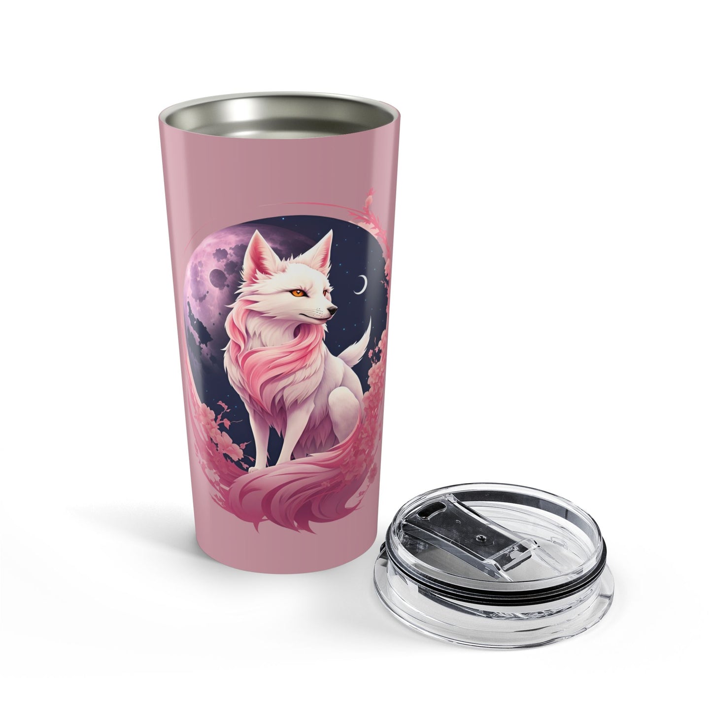 "Pink & White: Her Kingdom Her Colors" Tumbler