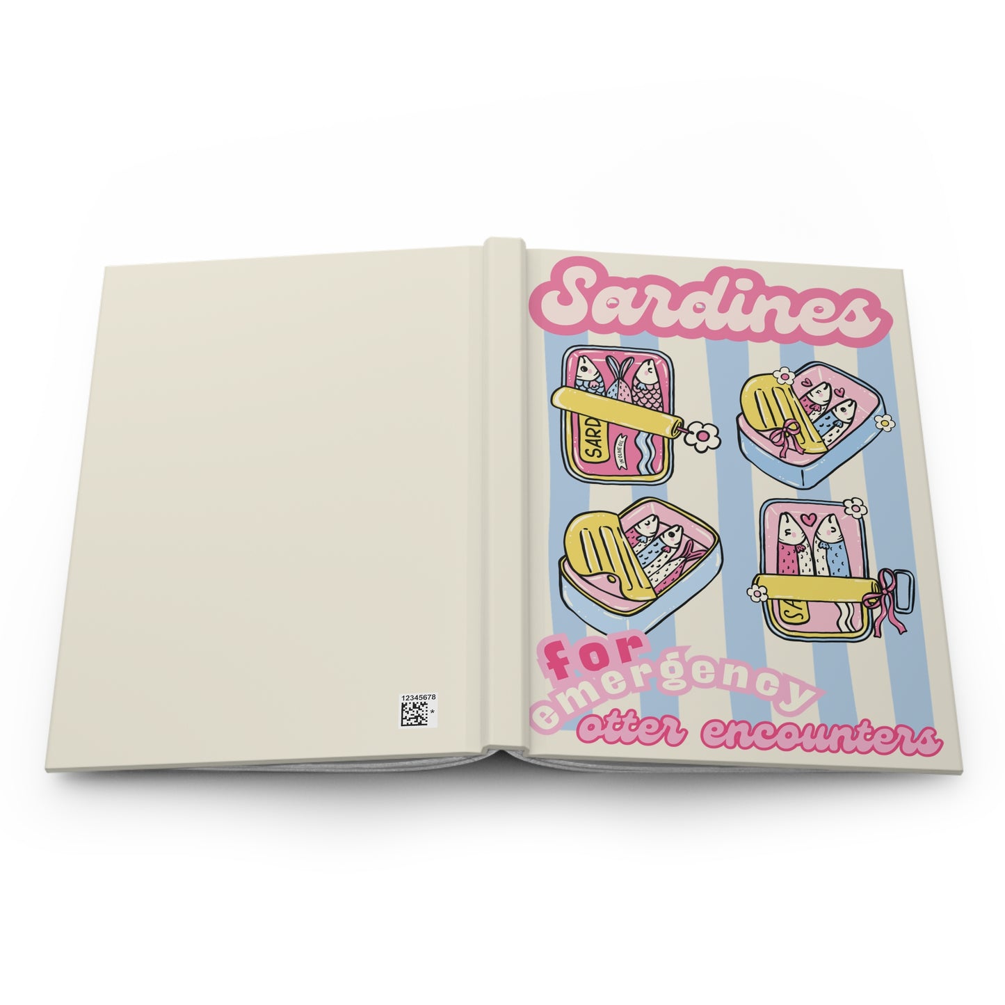 Sardines for Emergency Otter Encounters Hardcover Journal