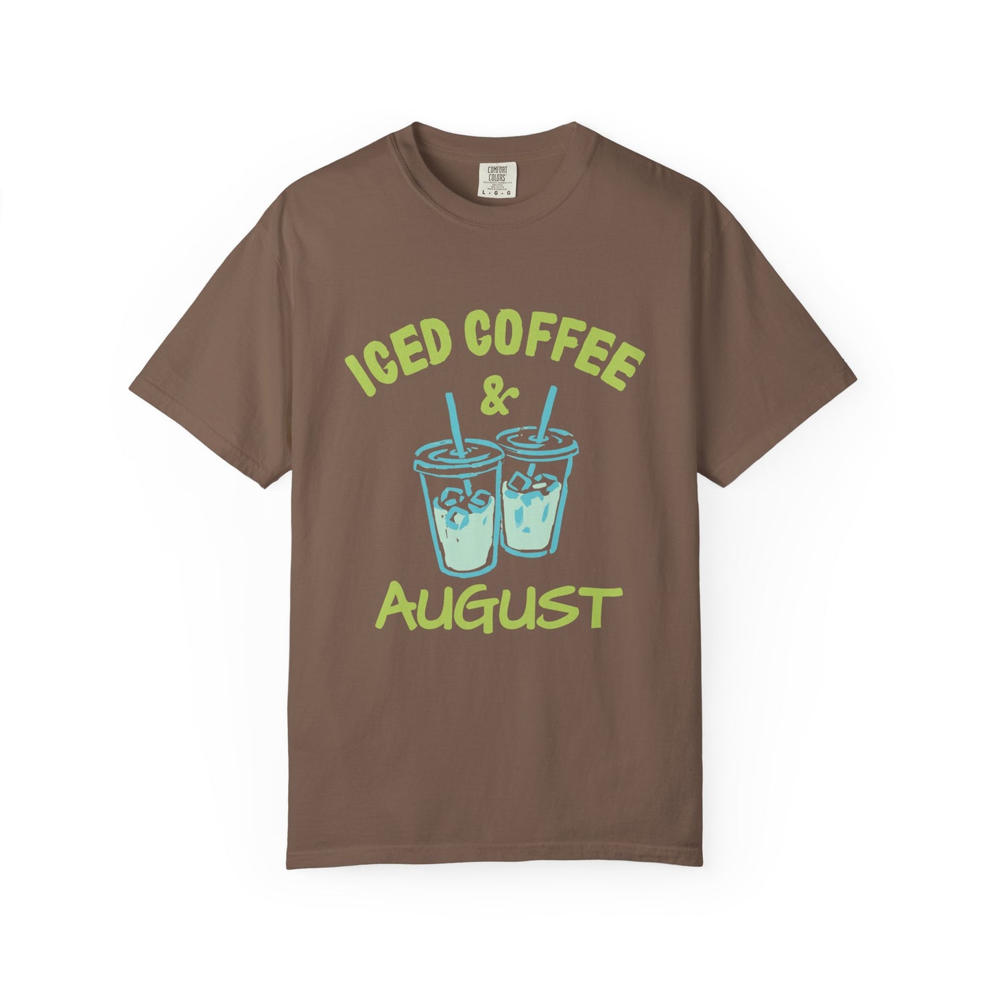 Iced Coffee and August T-shirt