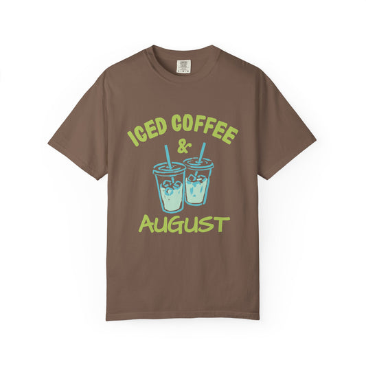 Iced Coffee and August T-shirt