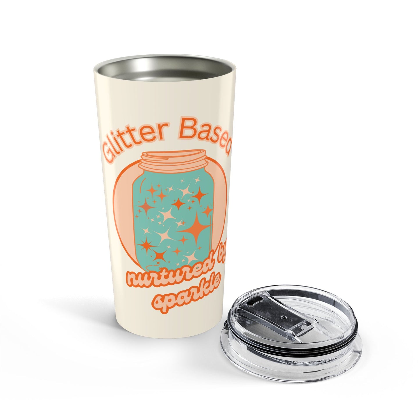 Glitter Based Orange Era Tumbler