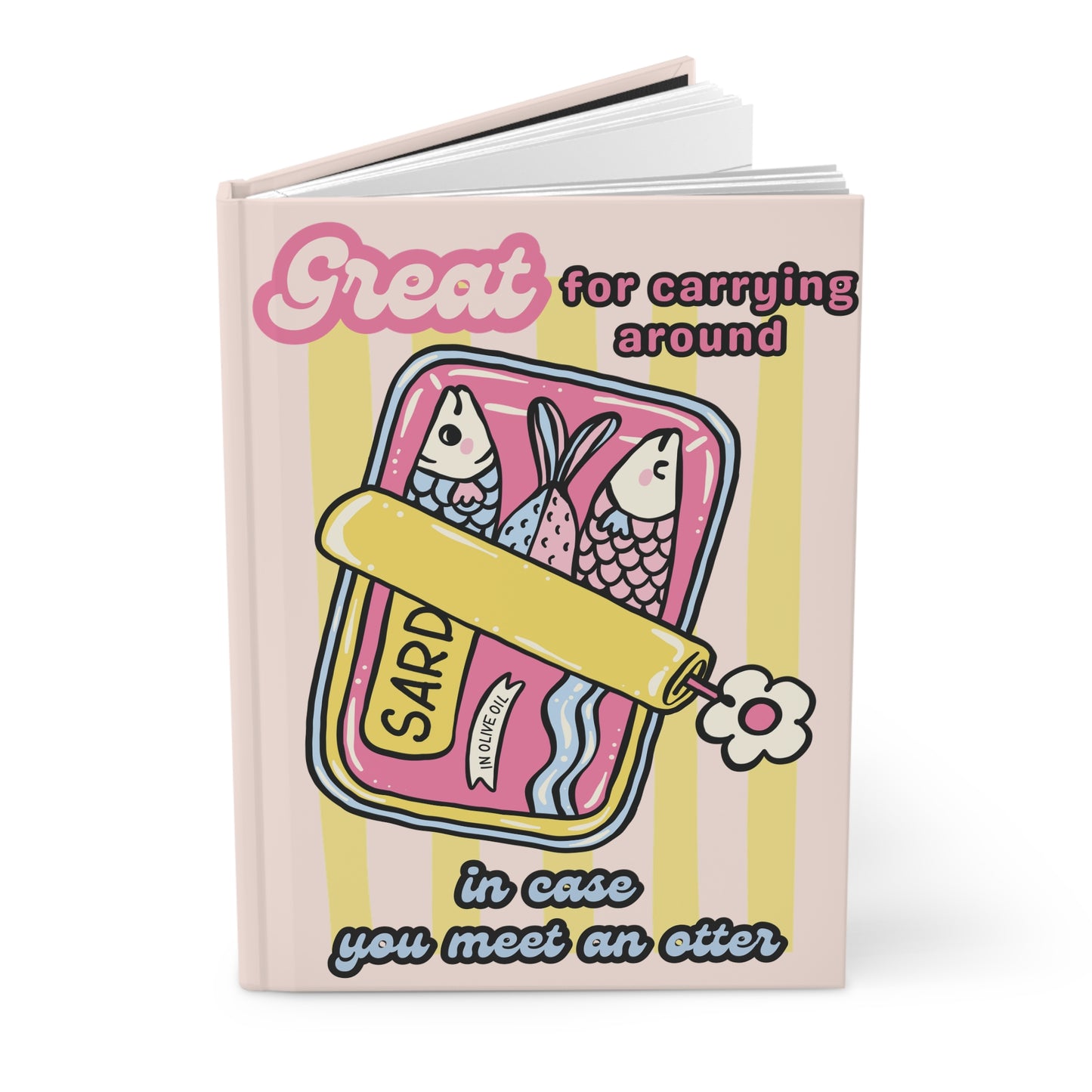 Sardines for Otter Encounters Hardcover Journal