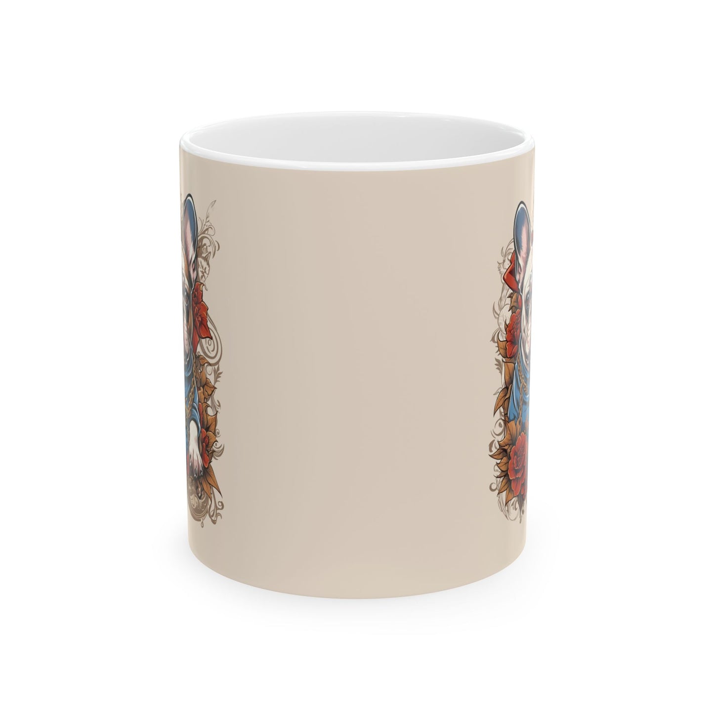 French Rockstar Bulldog Mug