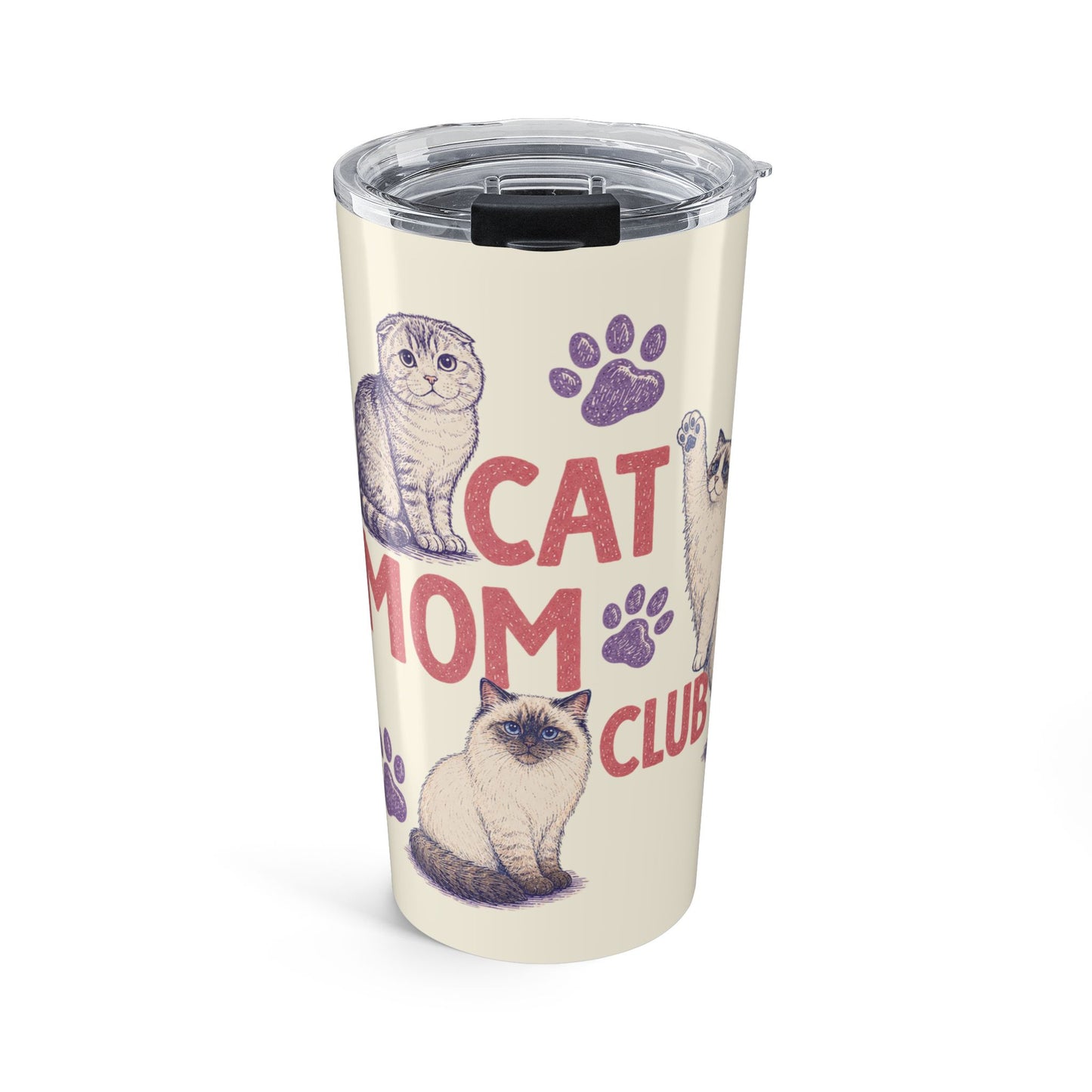 Cat Mom Club Tumbler