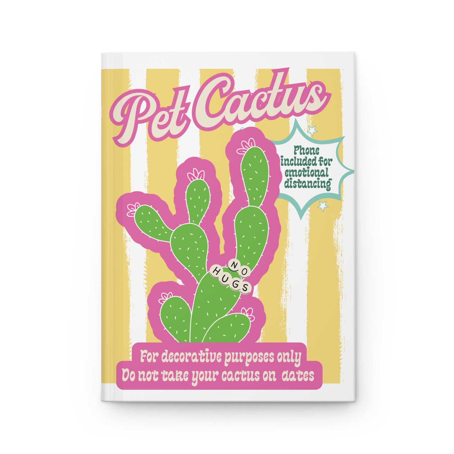 Pet Cactus Hardcover Journal